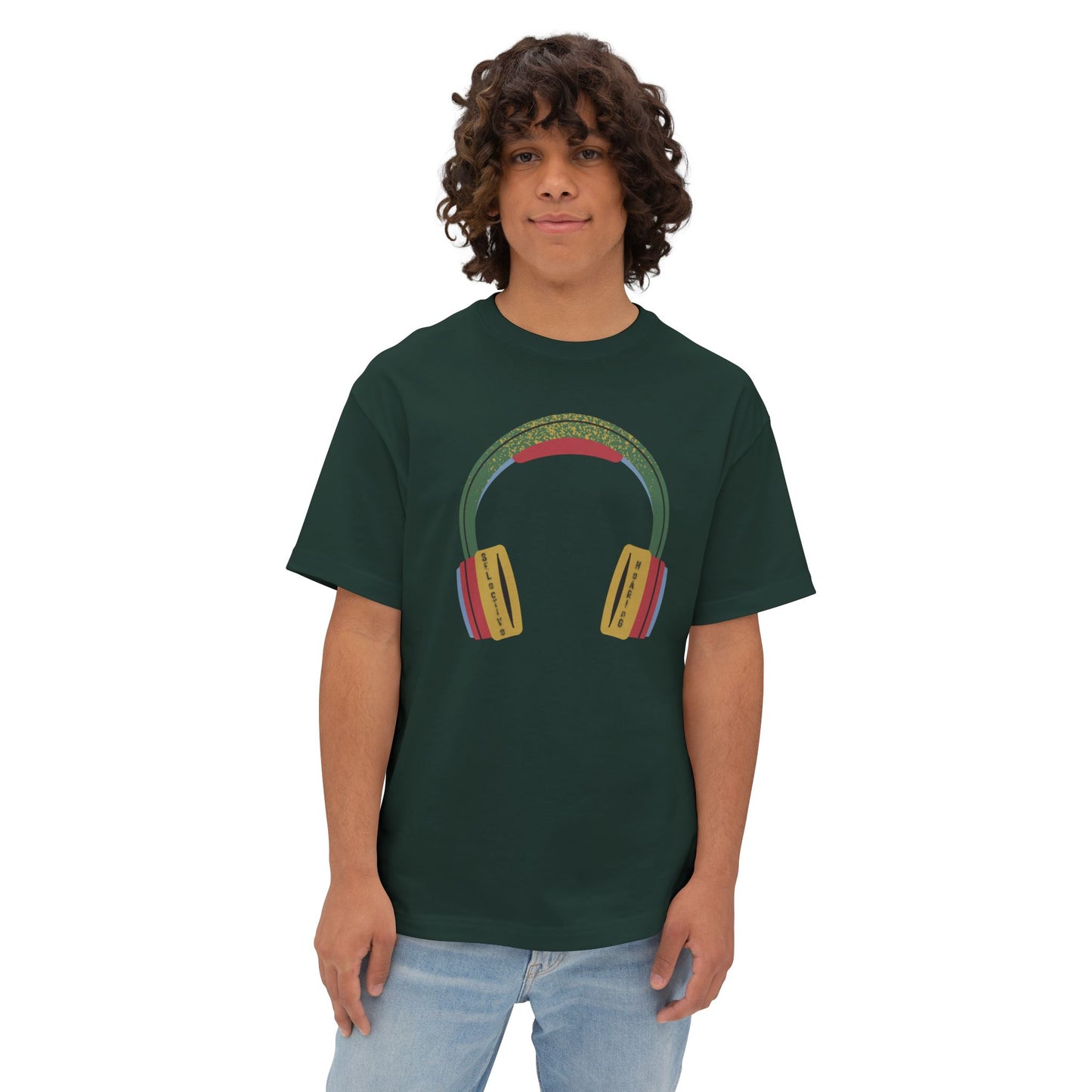 selective hearing boxy (adult) tee