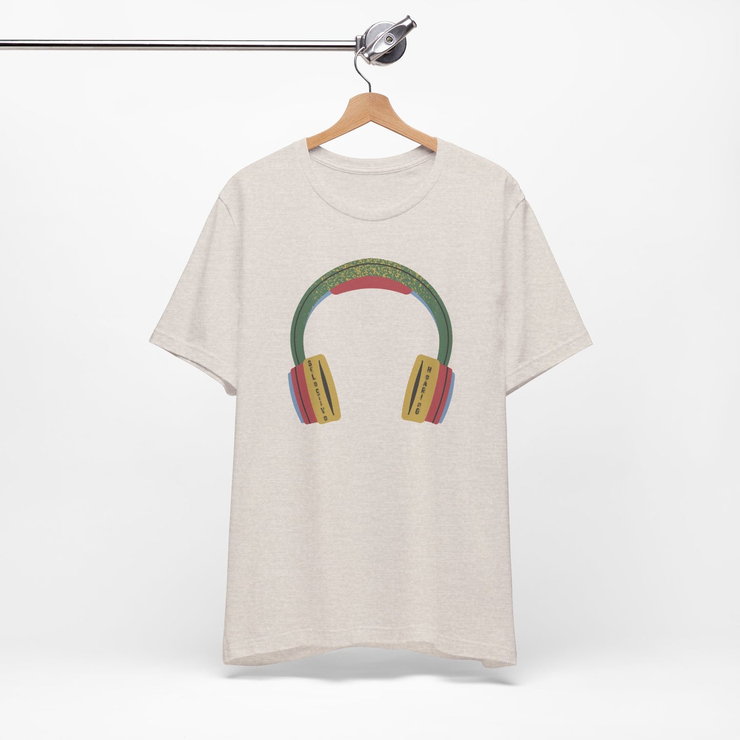 selective hearing slim (adult) tee