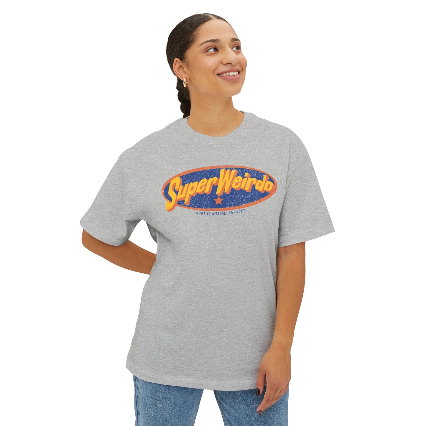 super weirdo boxy (adult) tee