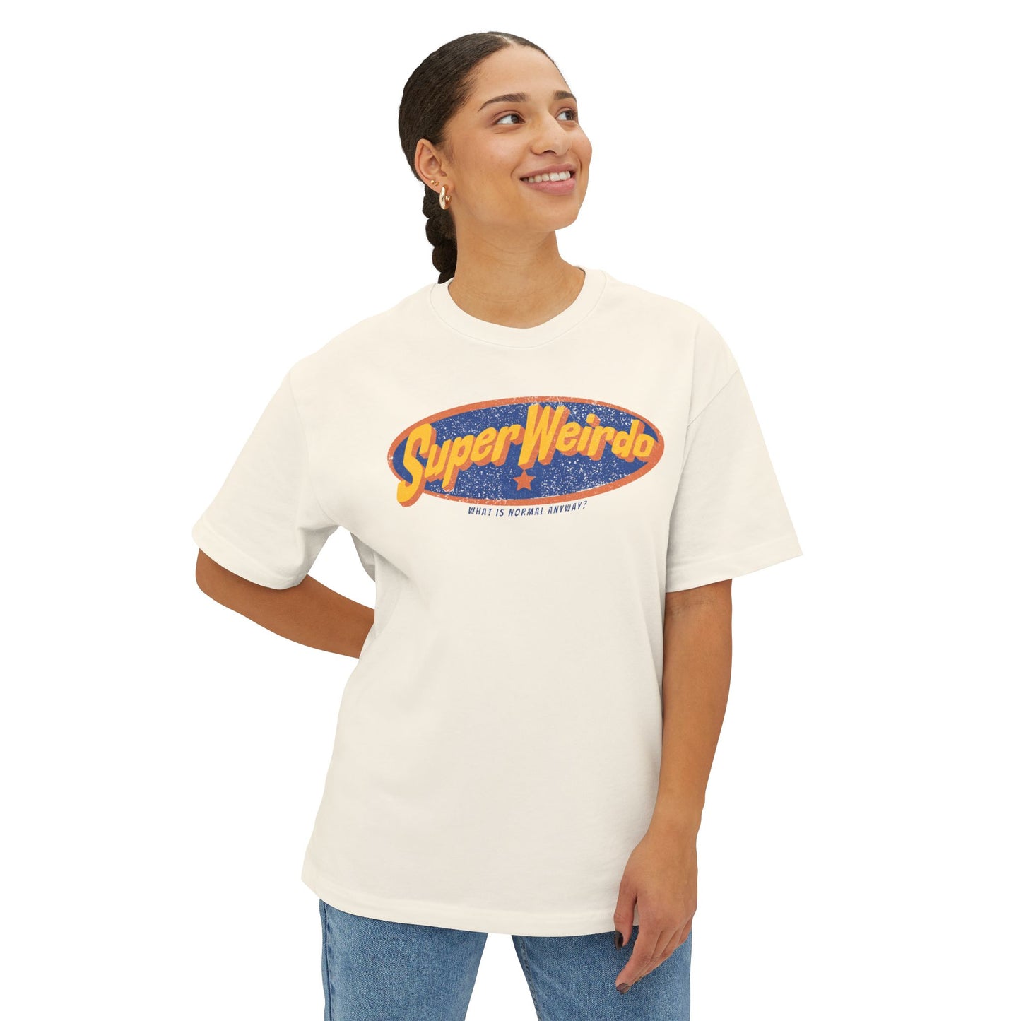 super weirdo boxy (adult) tee