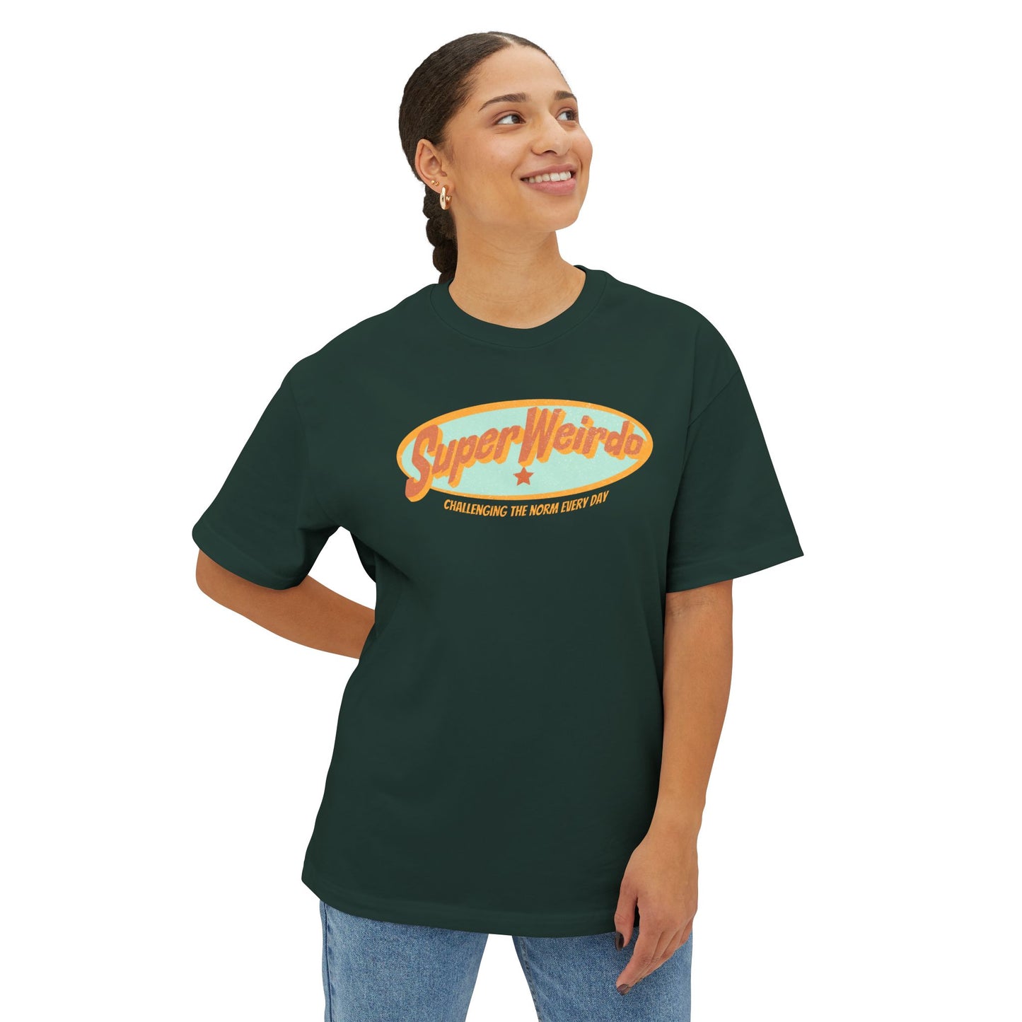 super weirdo boxy (adult) tee