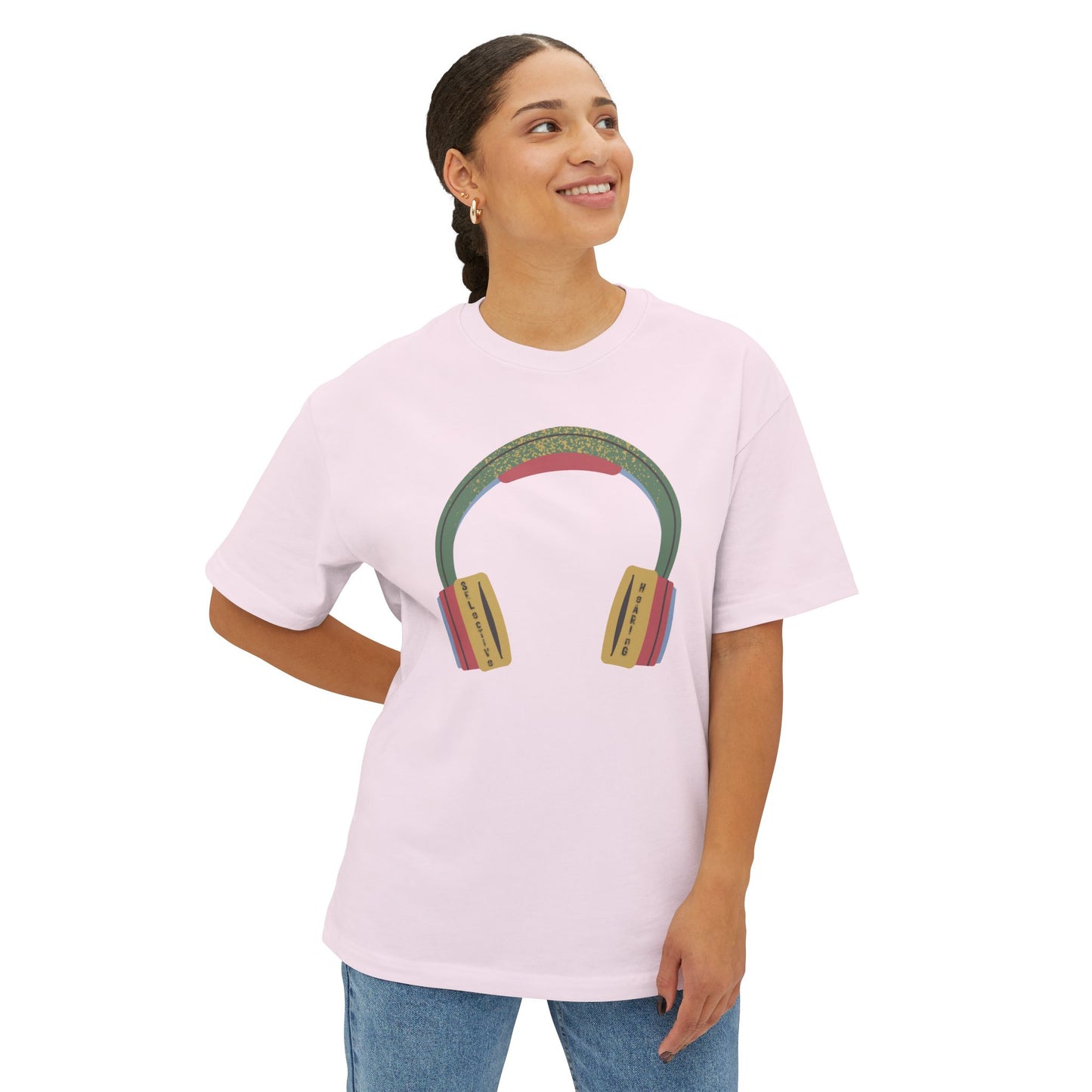 selective hearing boxy (adult) tee