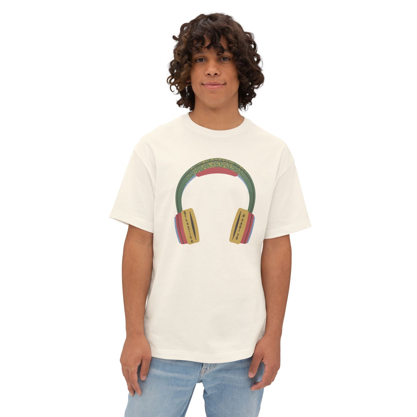 selective hearing boxy (adult) tee