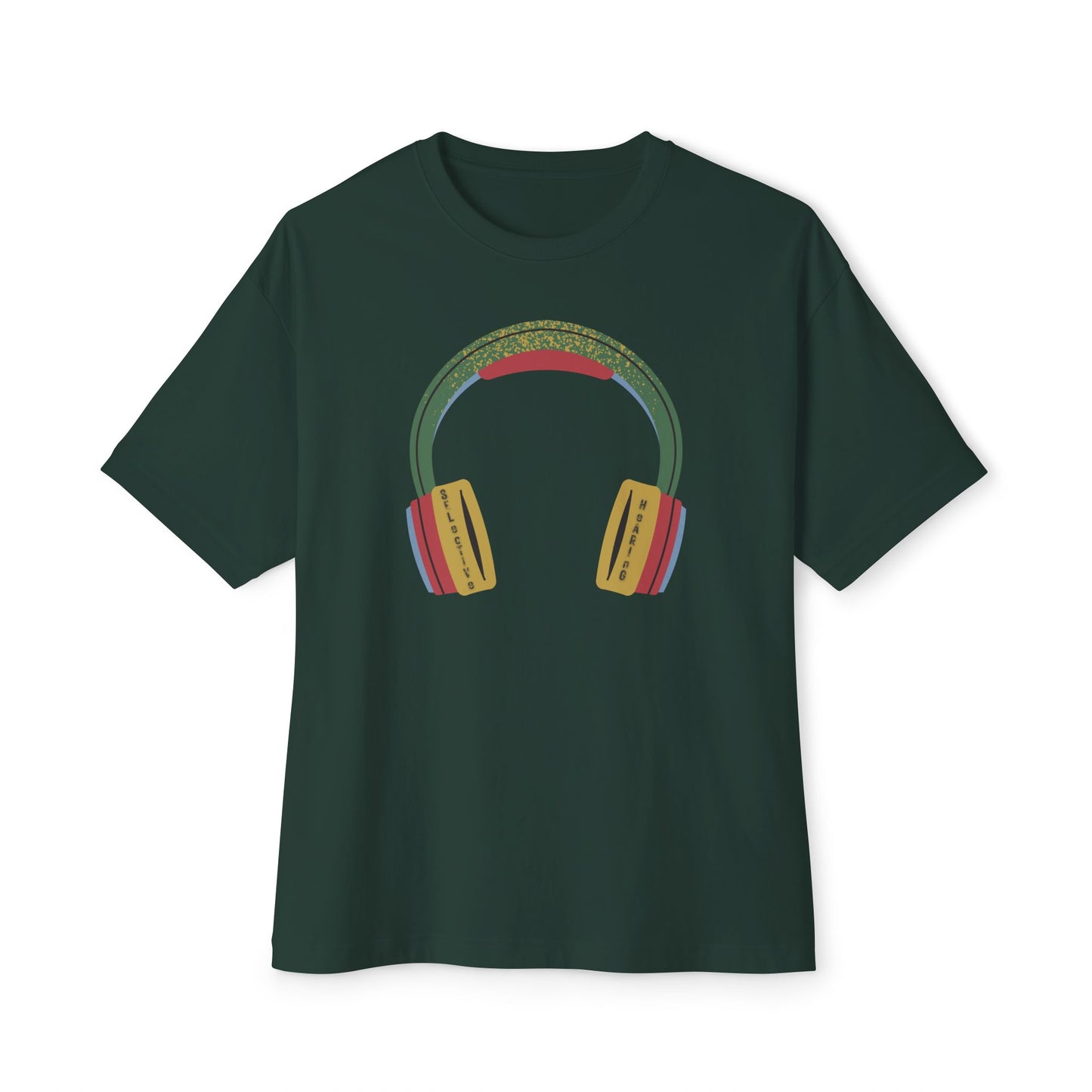 selective hearing boxy (adult) tee