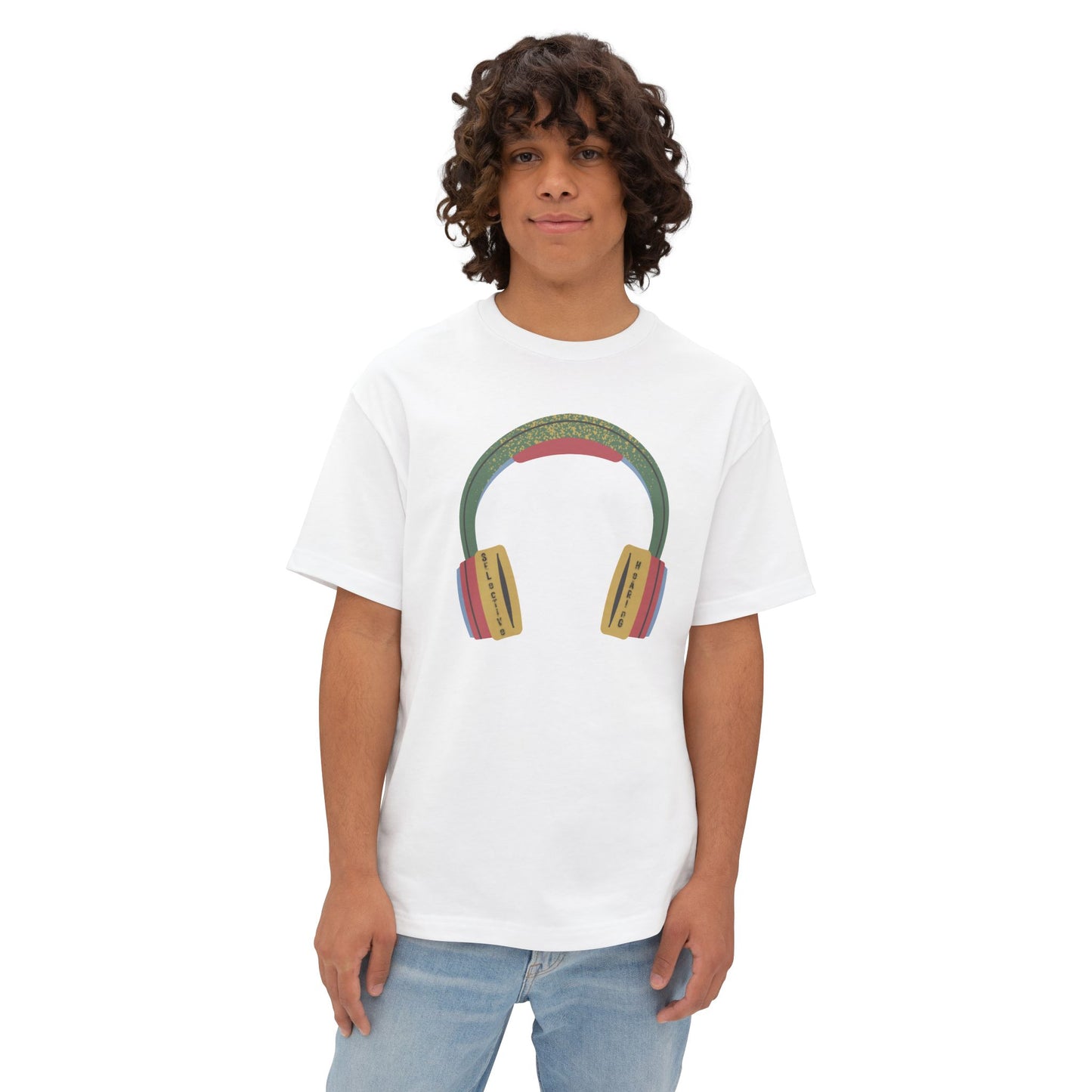 selective hearing boxy (adult) tee