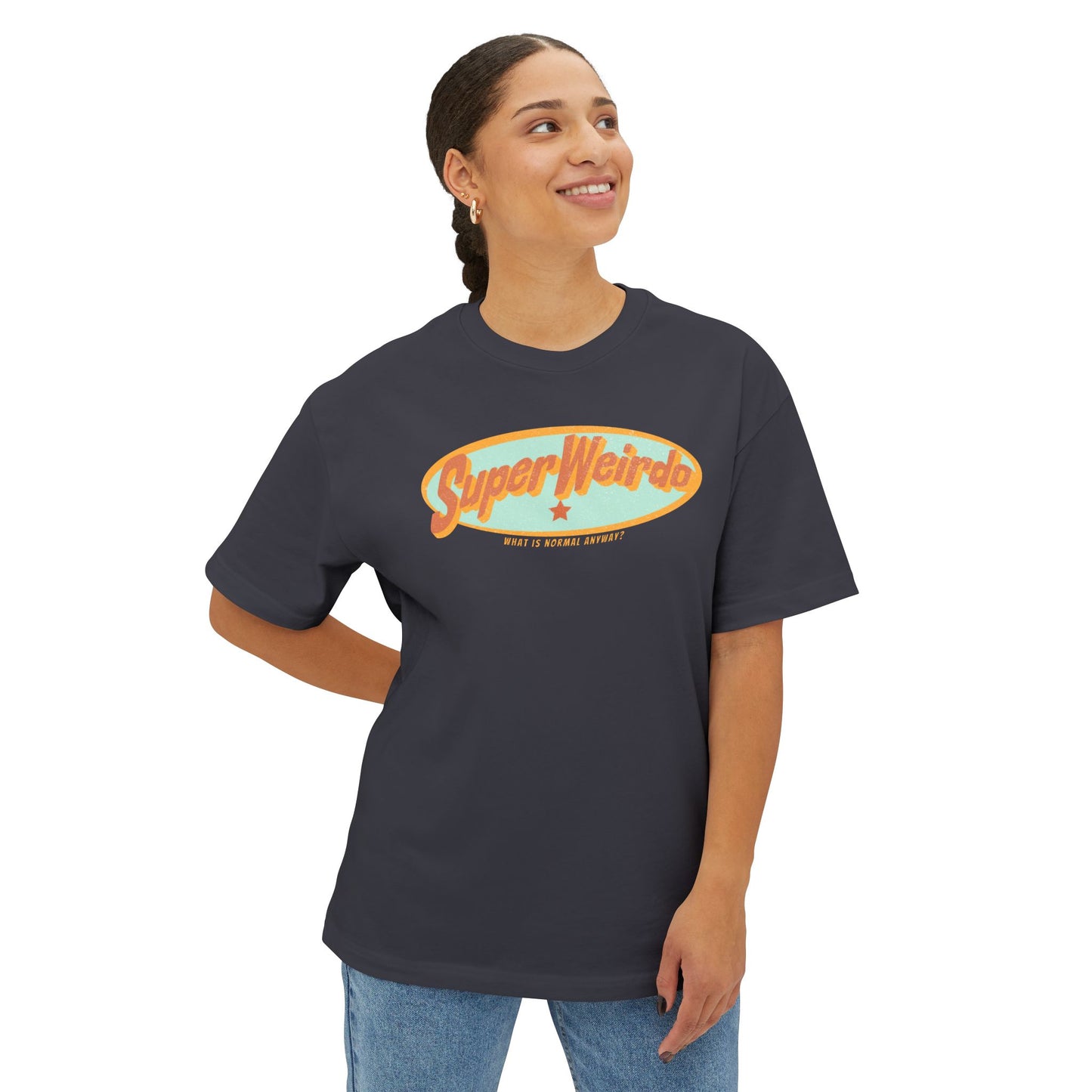 super weirdo boxy (adult) tee