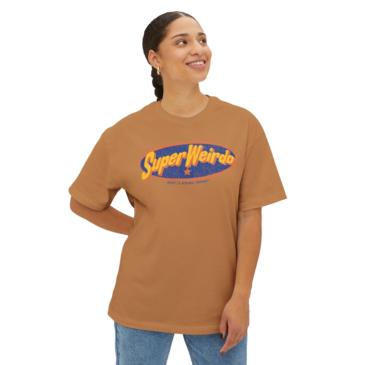 super weirdo boxy (adult) tee