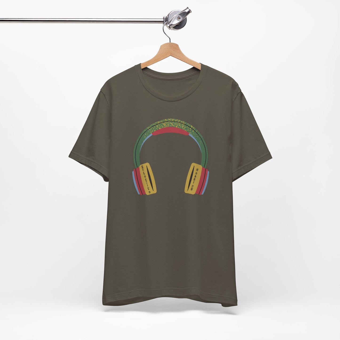 selective hearing slim (adult) tee