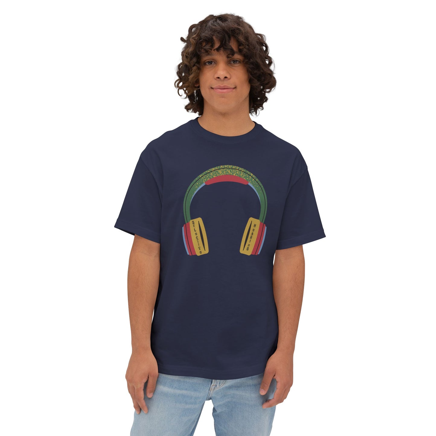 selective hearing boxy (adult) tee