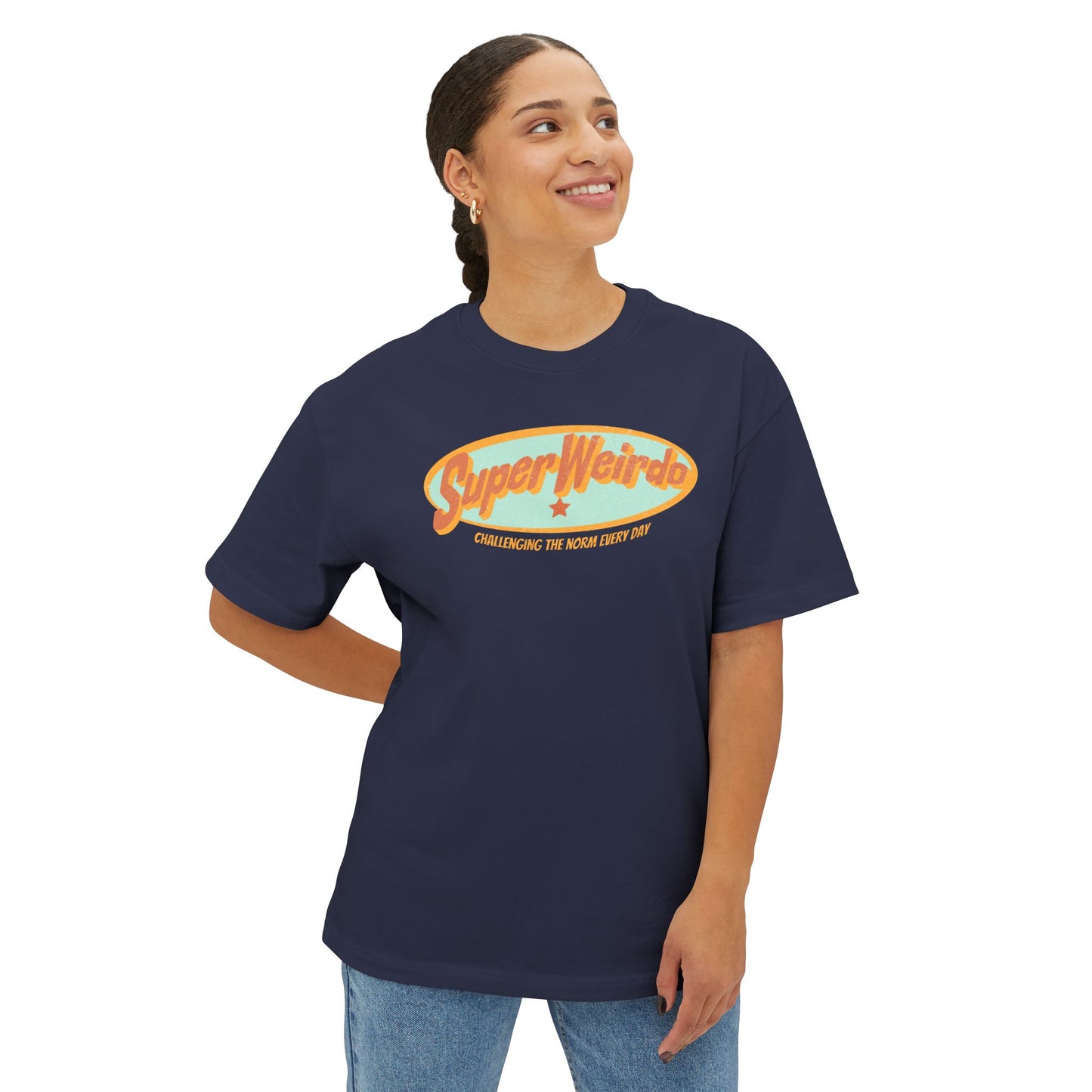 super weirdo boxy (adult) tee