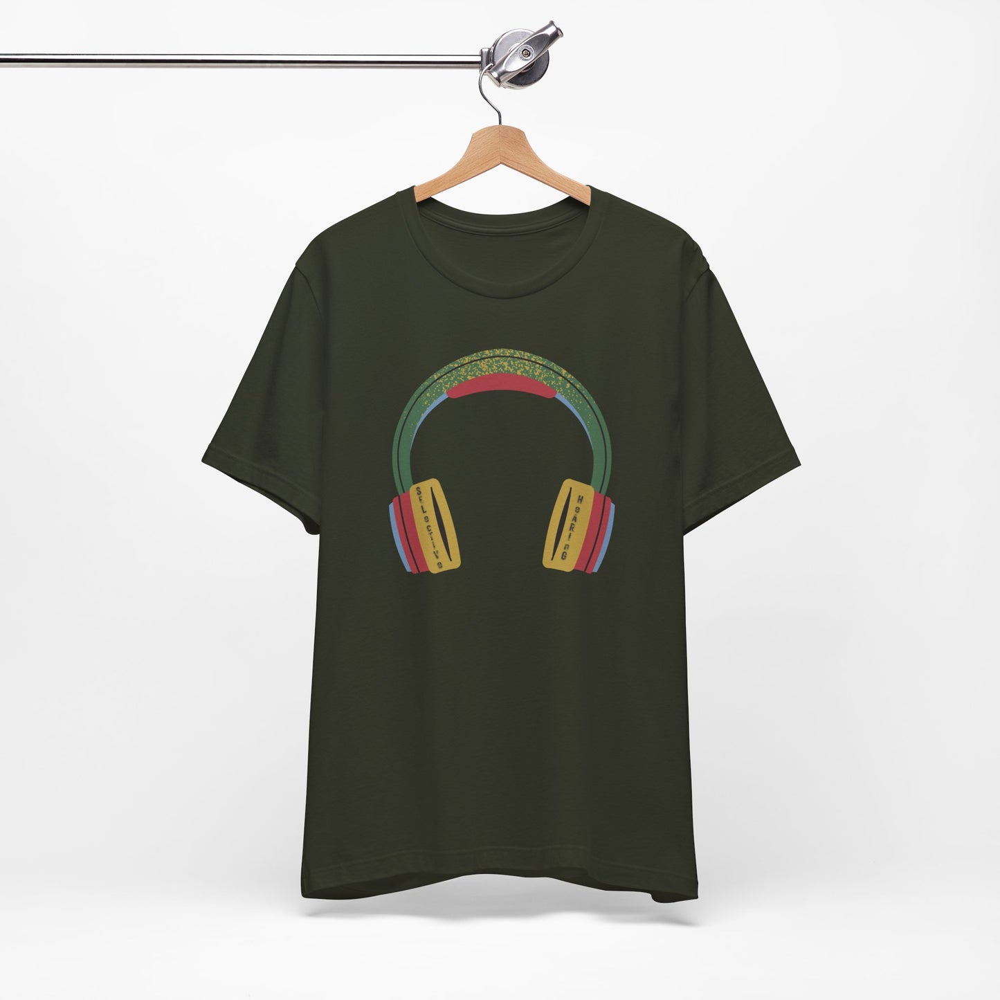selective hearing slim (adult) tee