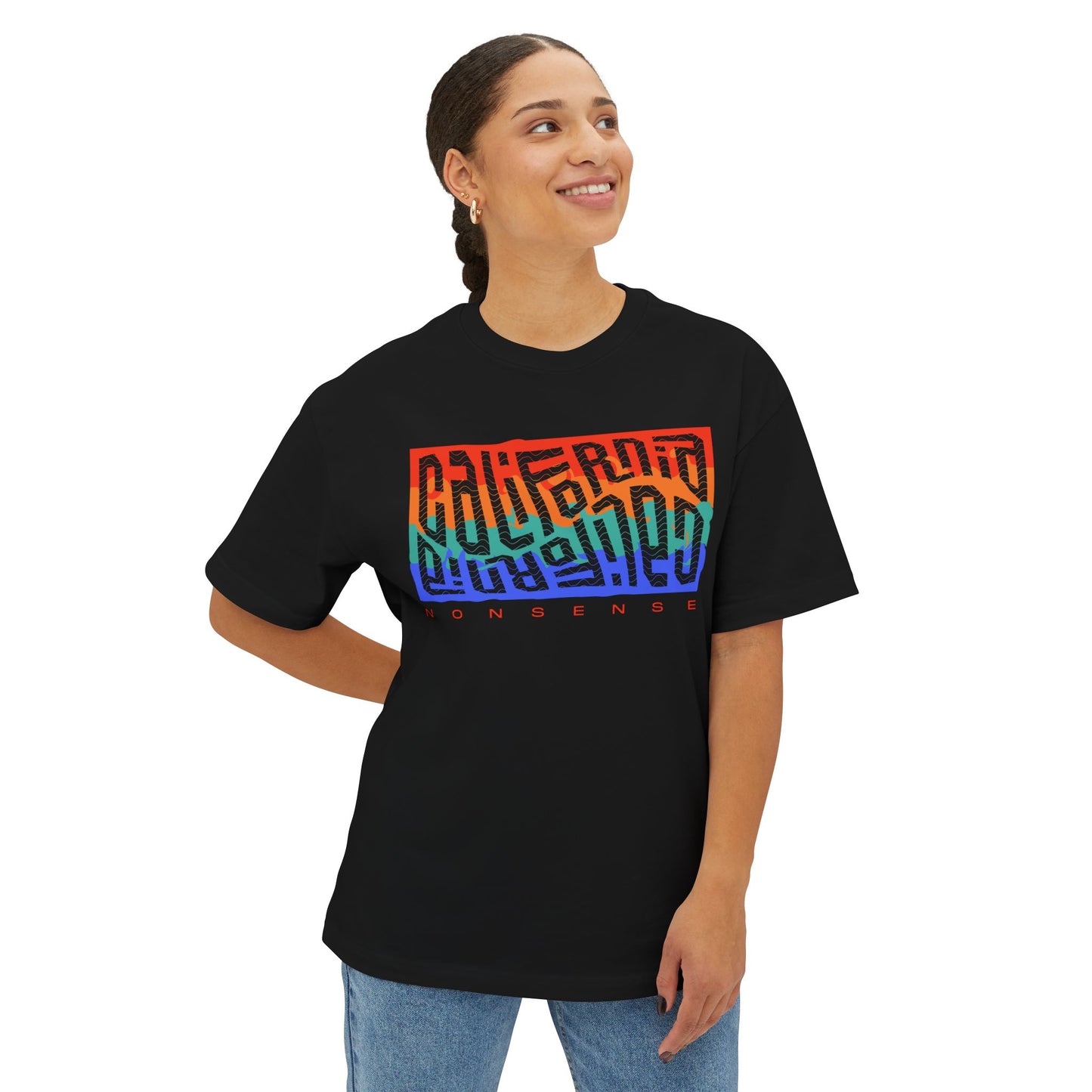 CA nonsense boxy (adult) tee