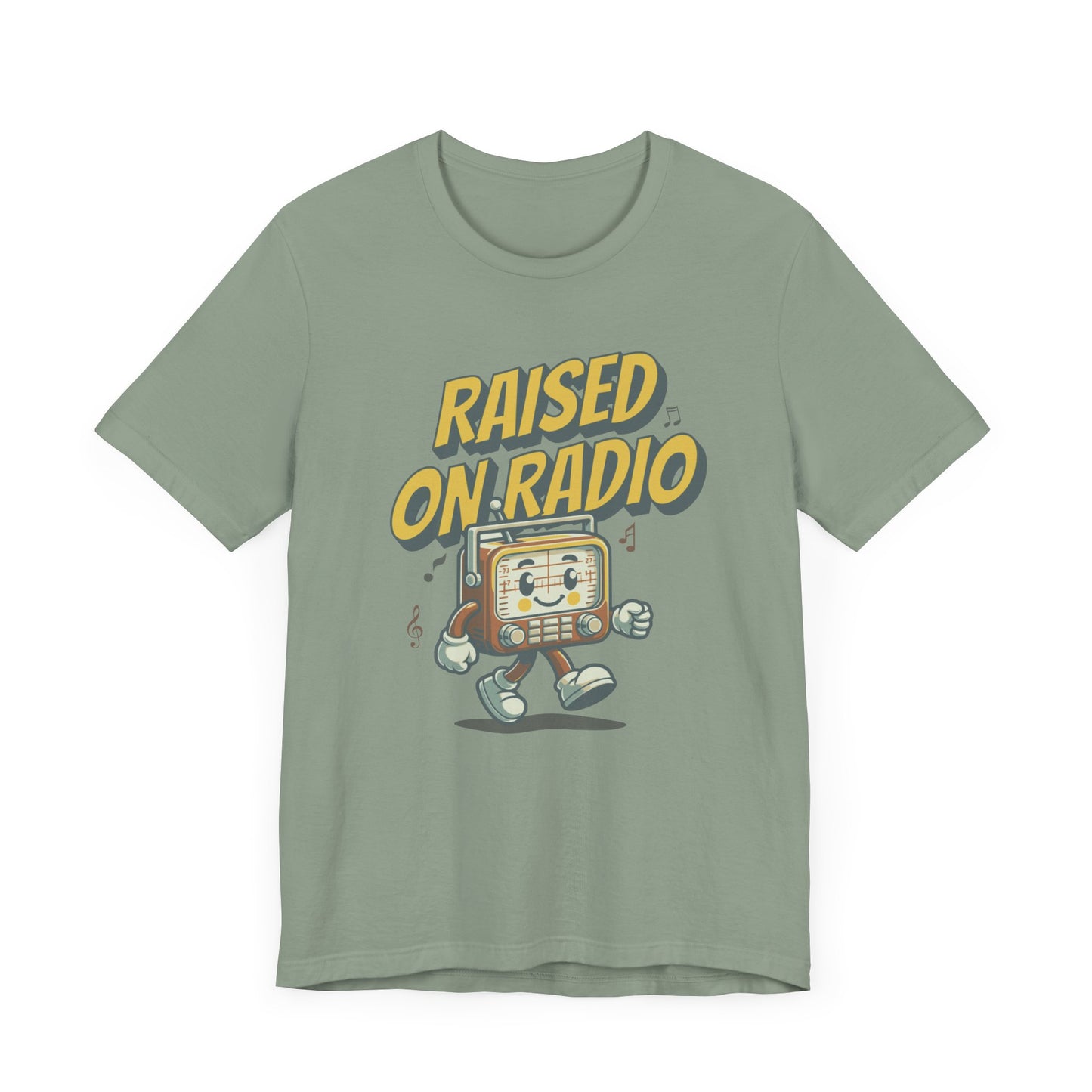 raised on radio slim (adult) faded tee