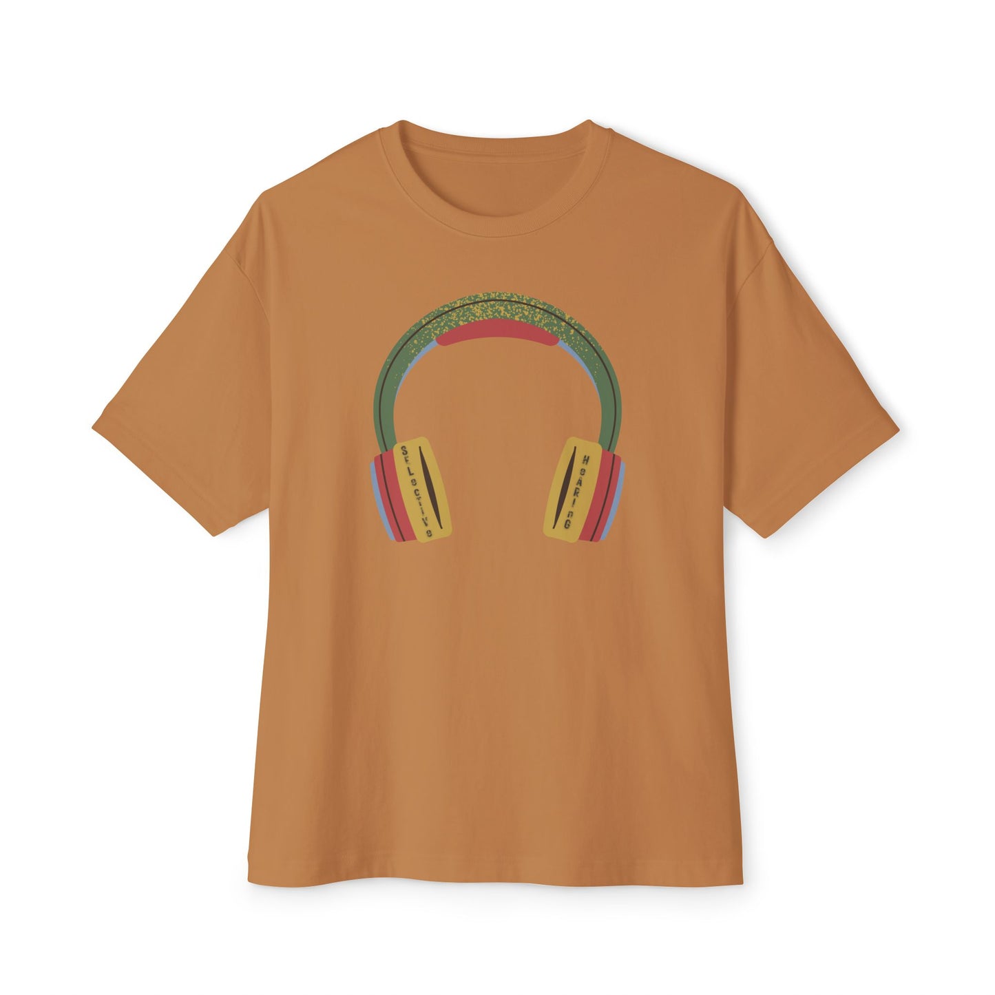selective hearing boxy (adult) tee