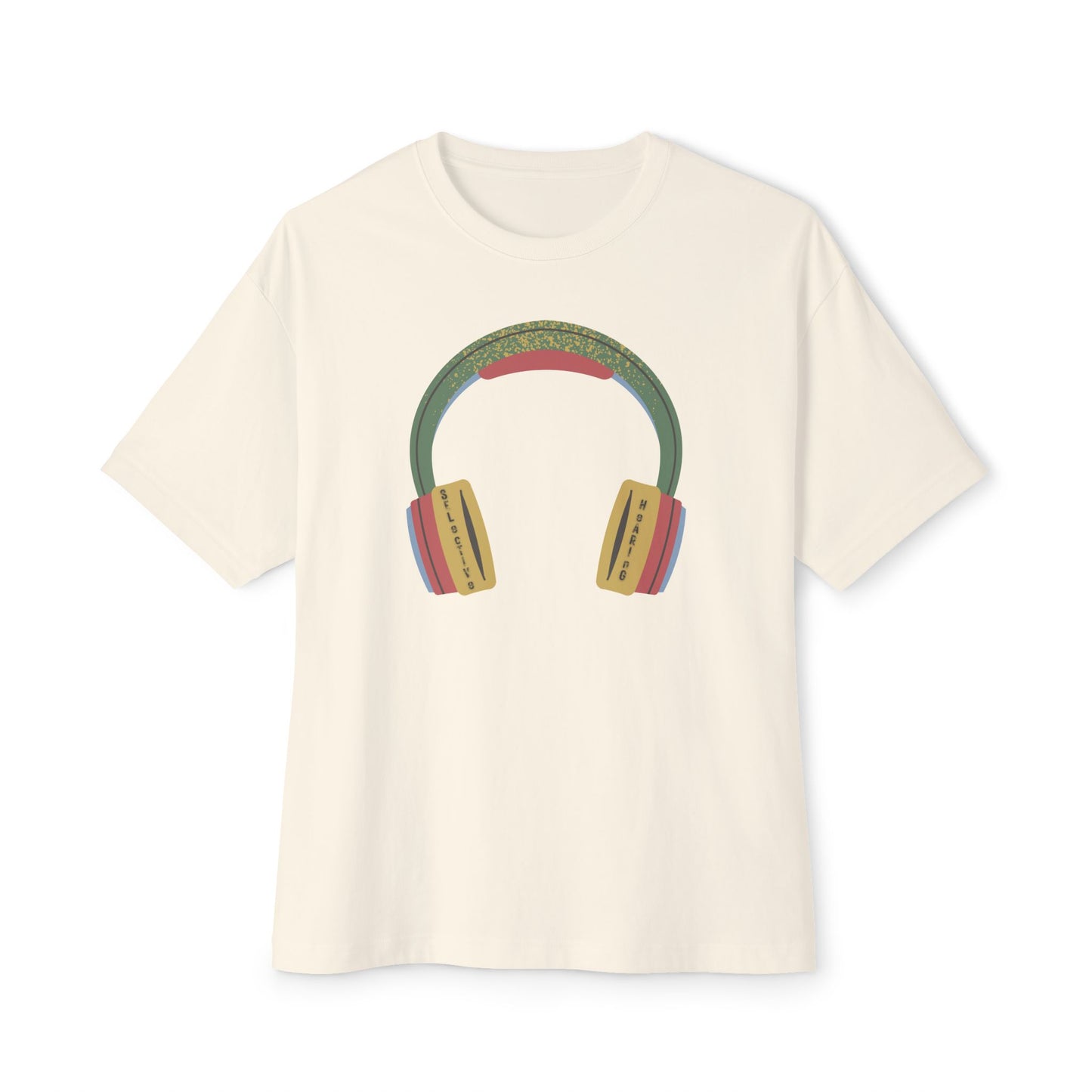 selective hearing boxy (adult) tee