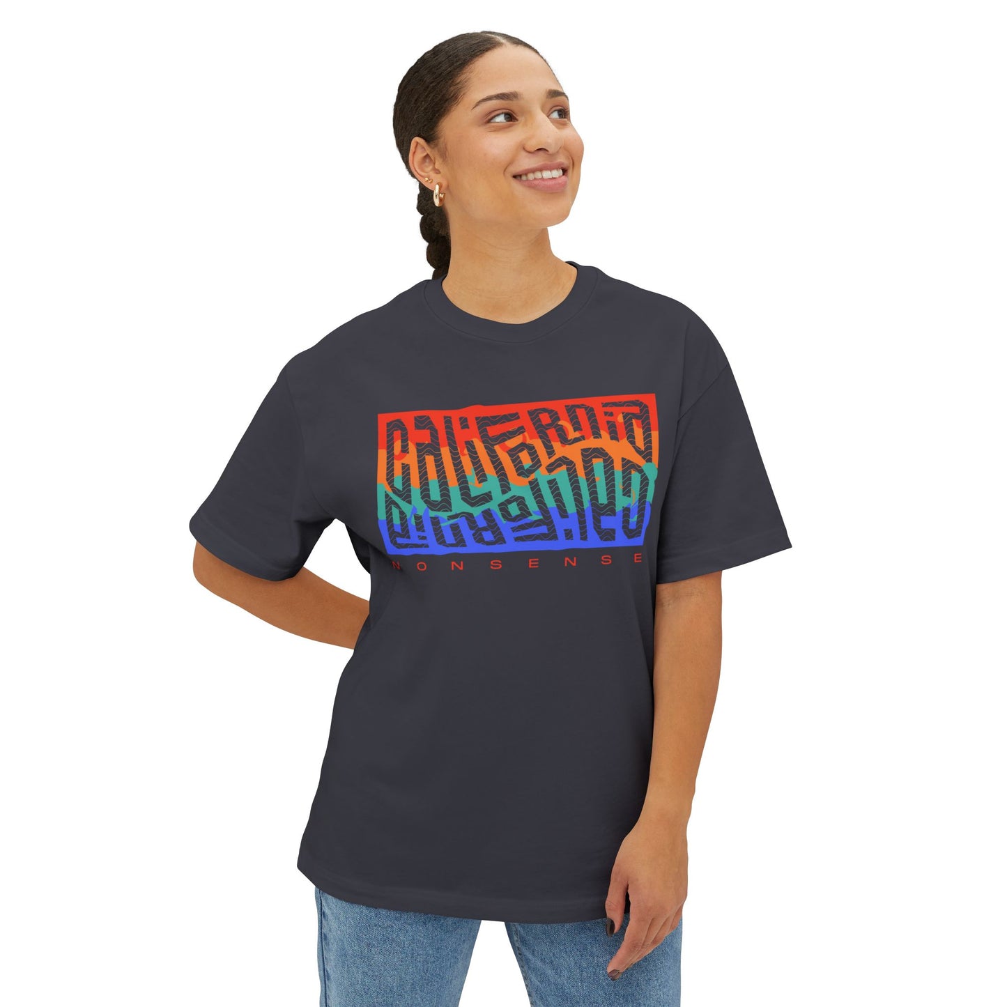 CA nonsense boxy (adult) tee