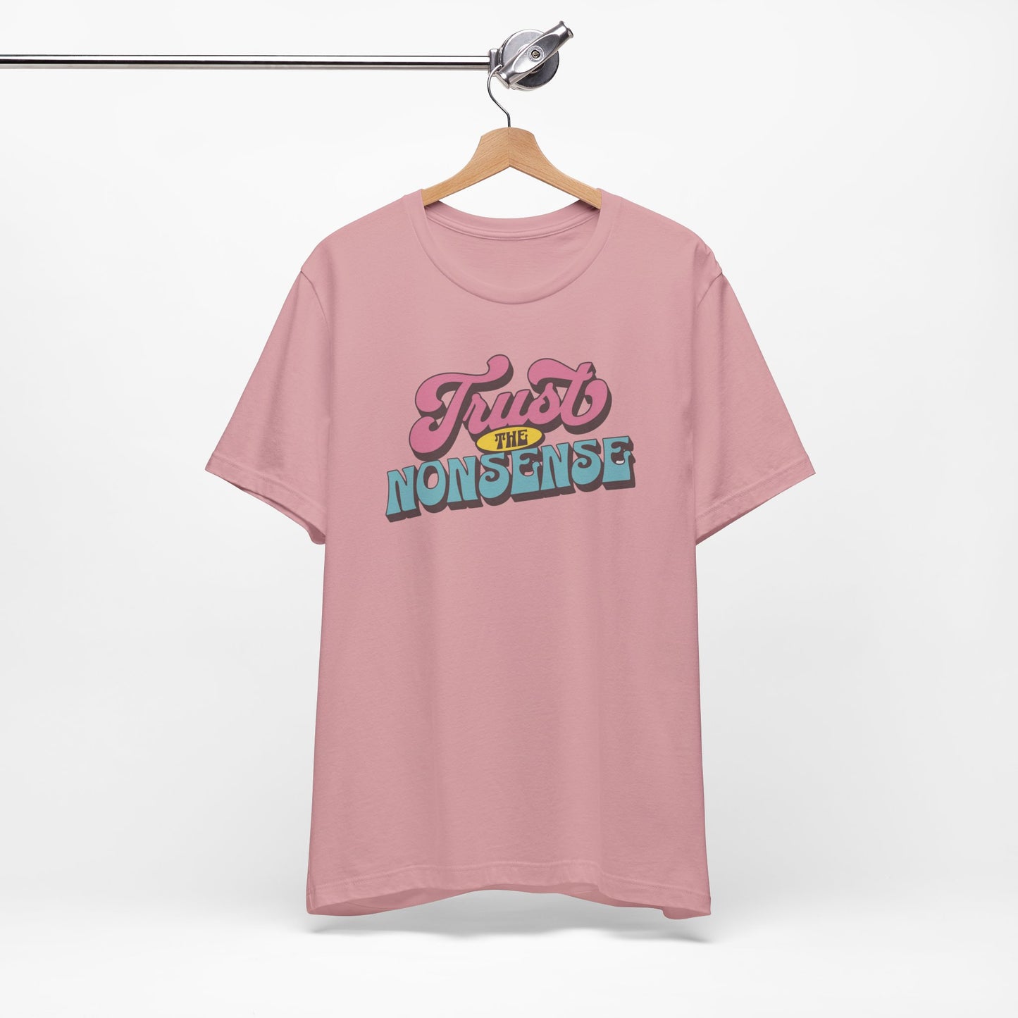 trust the nonsense slim (adult) faded tee