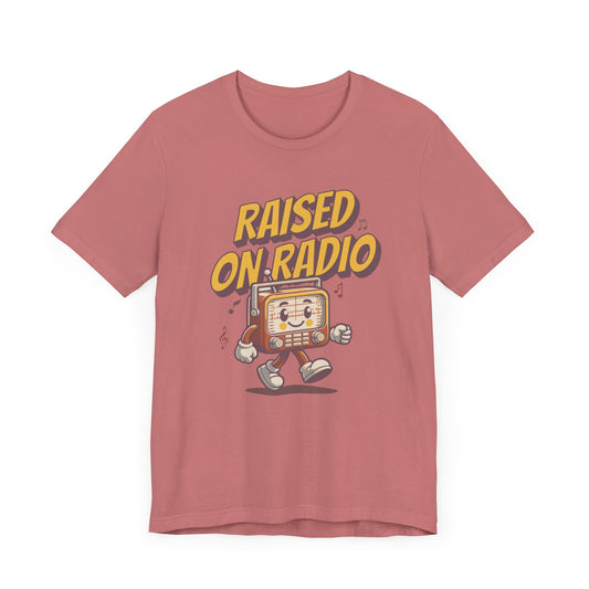 raised on radio slim (adult) faded tee