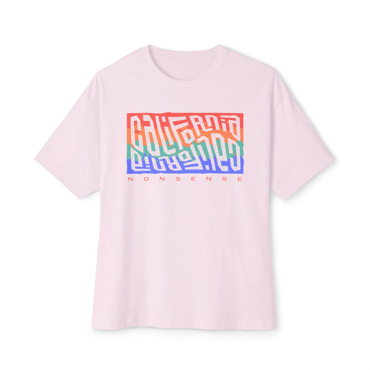 CA nonsense boxy (adult) tee