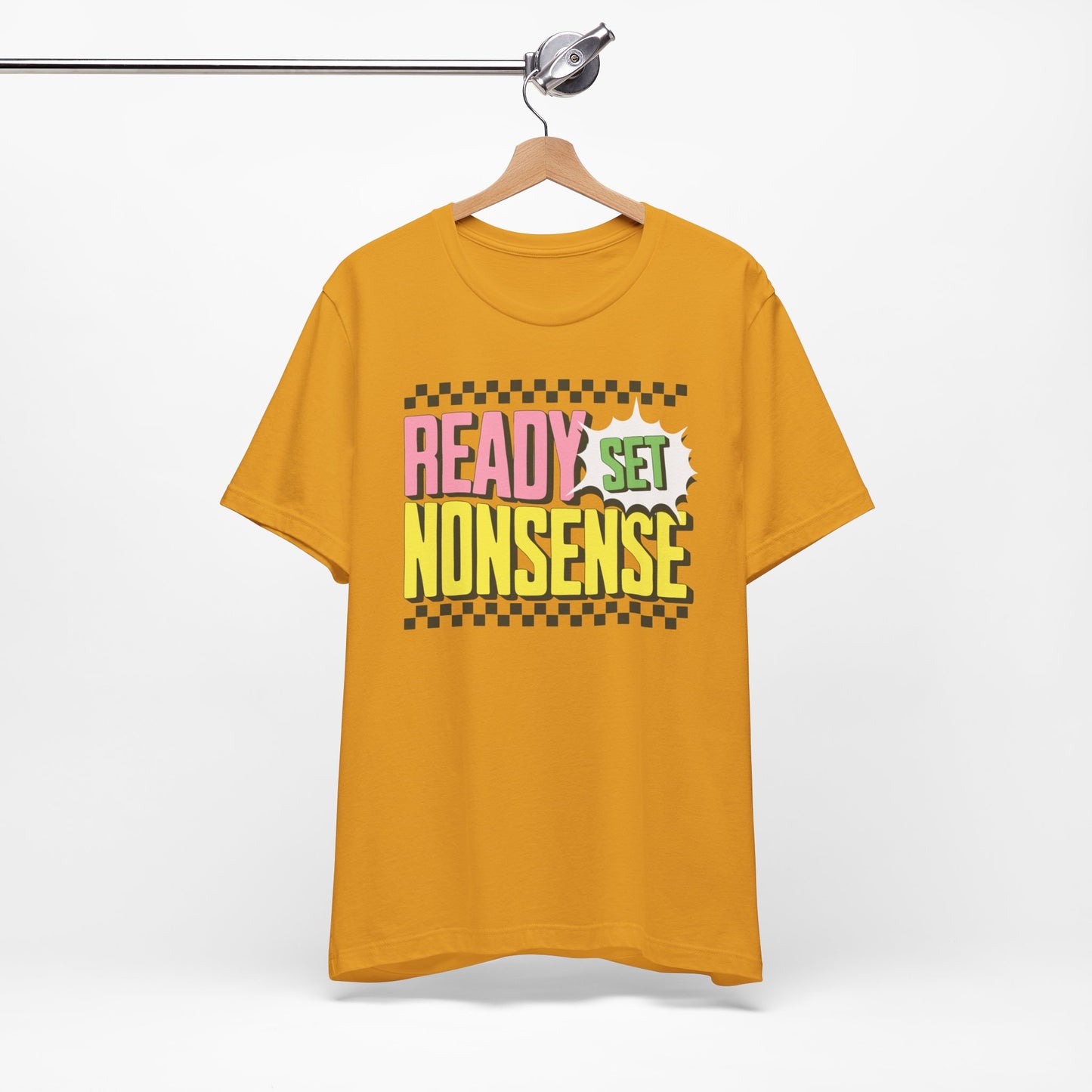 ready set nonsense slim (adult) faded tee