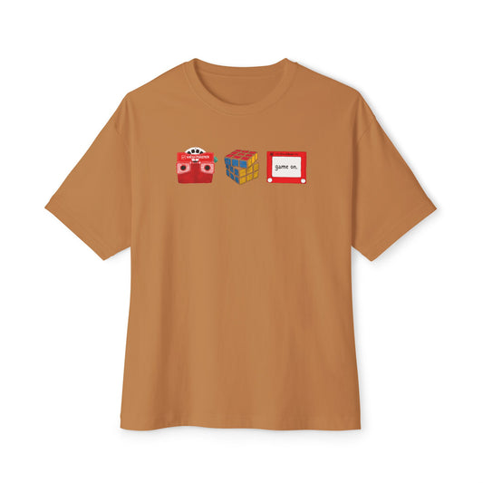 game on boxy (adult) tee