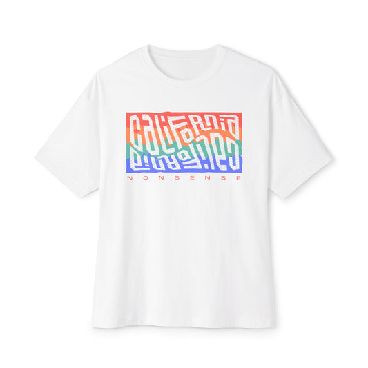 CA nonsense boxy (adult) tee