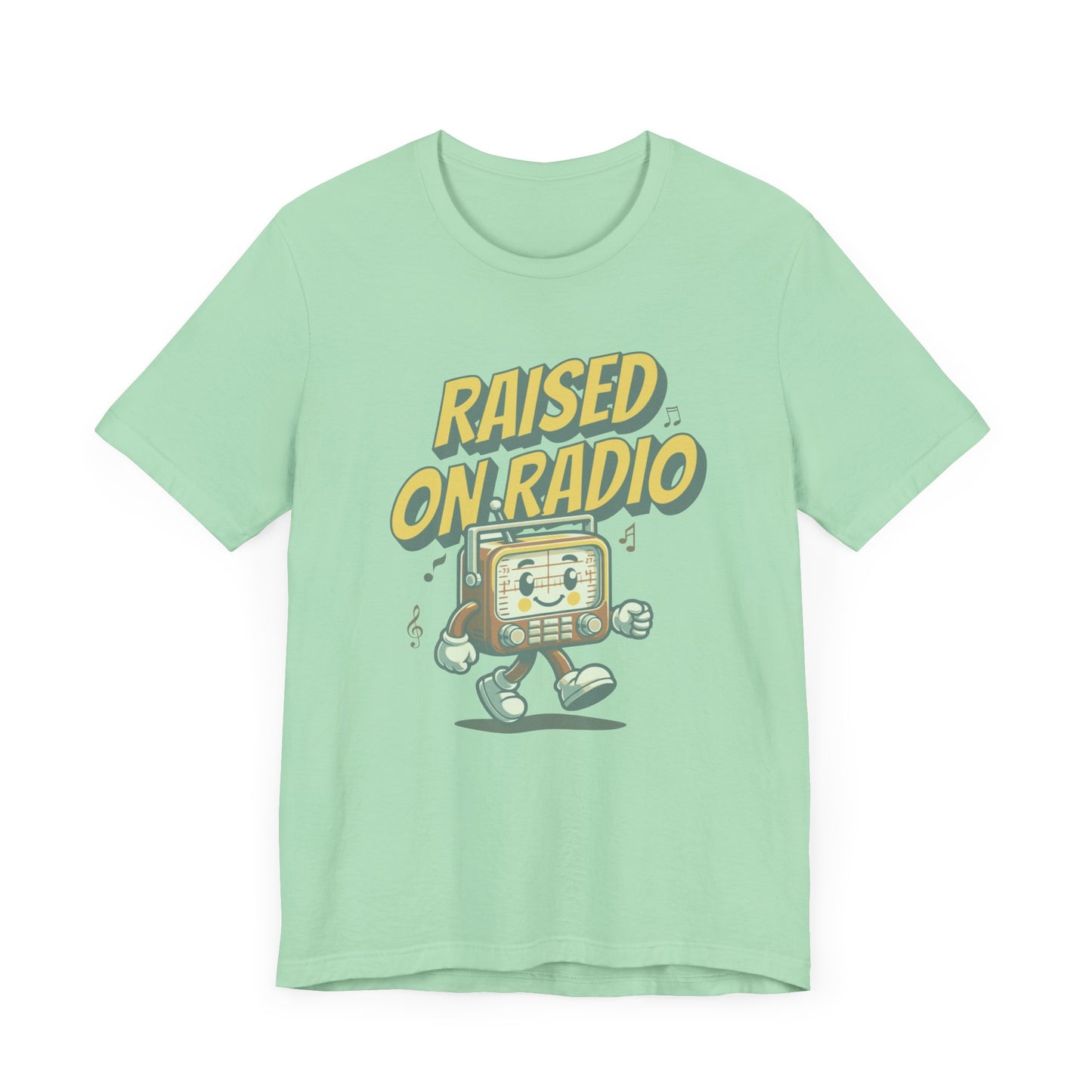 raised on radio slim (adult) faded tee