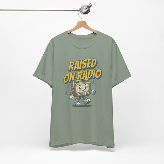 raised on radio slim (adult) faded tee