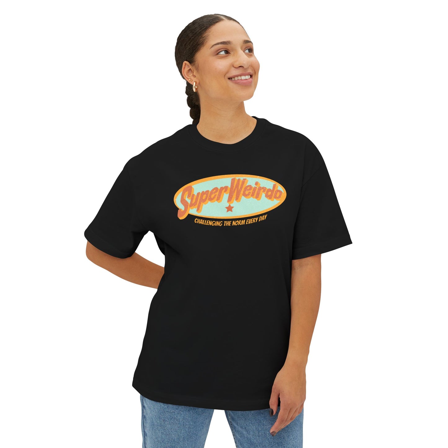 super weirdo boxy (adult) tee