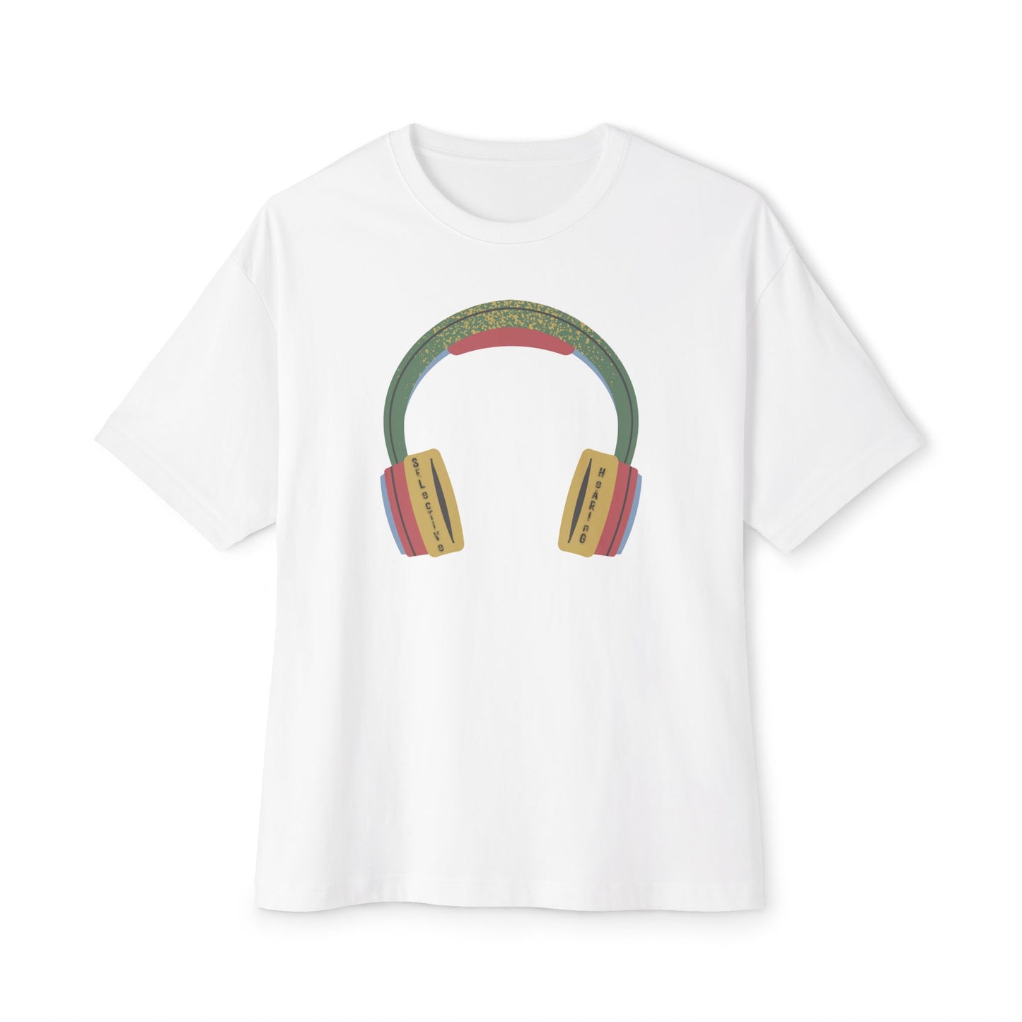 selective hearing boxy (adult) tee