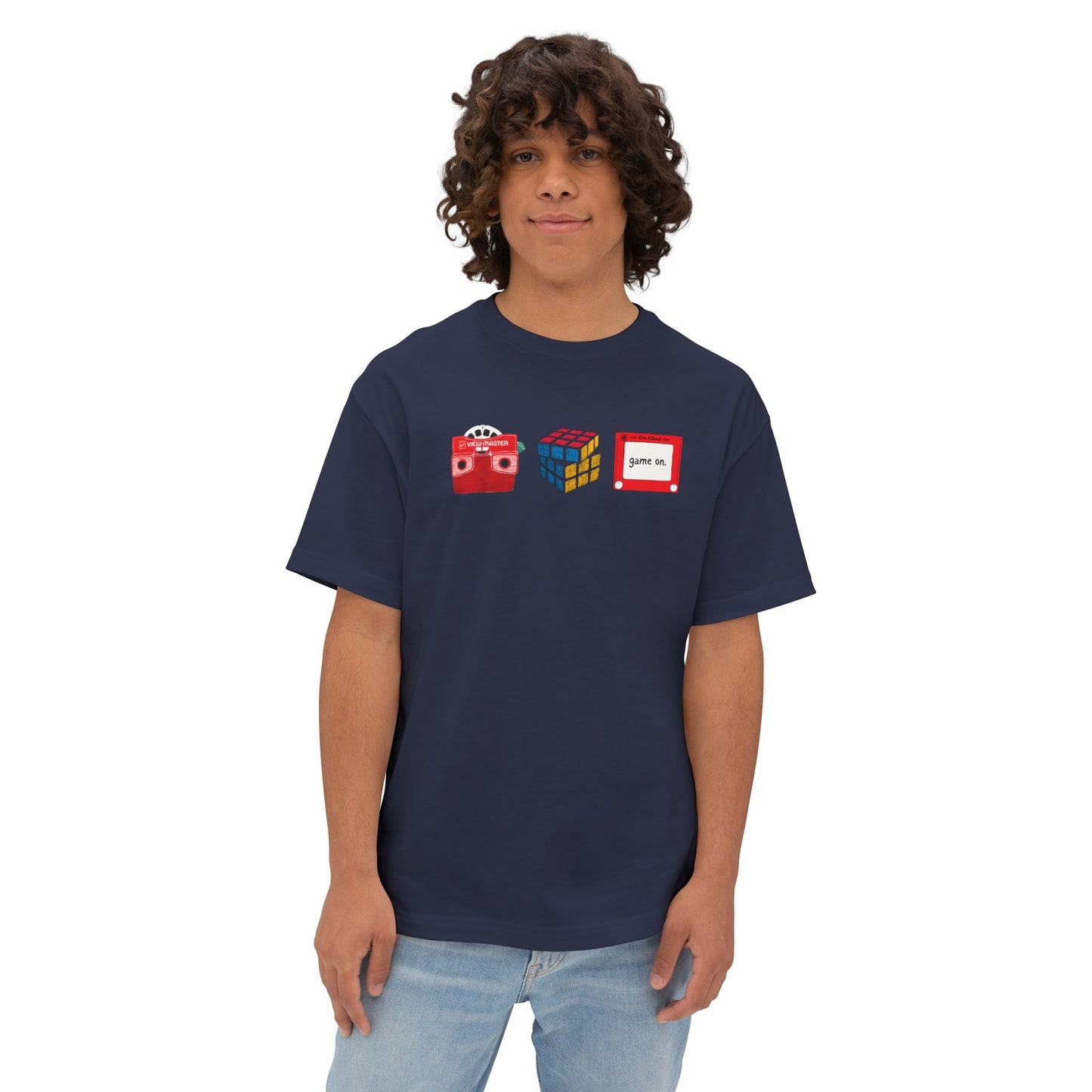 game on boxy (adult) tee