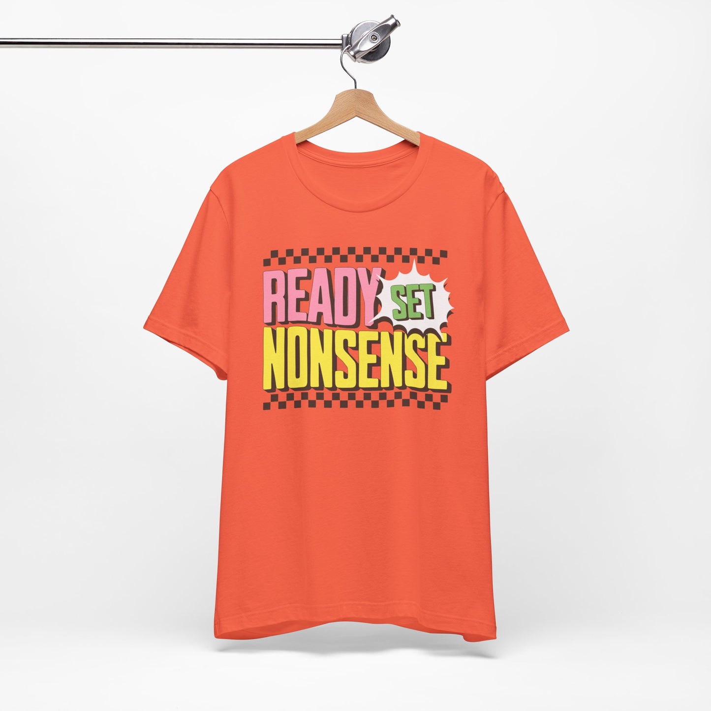 ready set nonsense slim (adult) faded tee