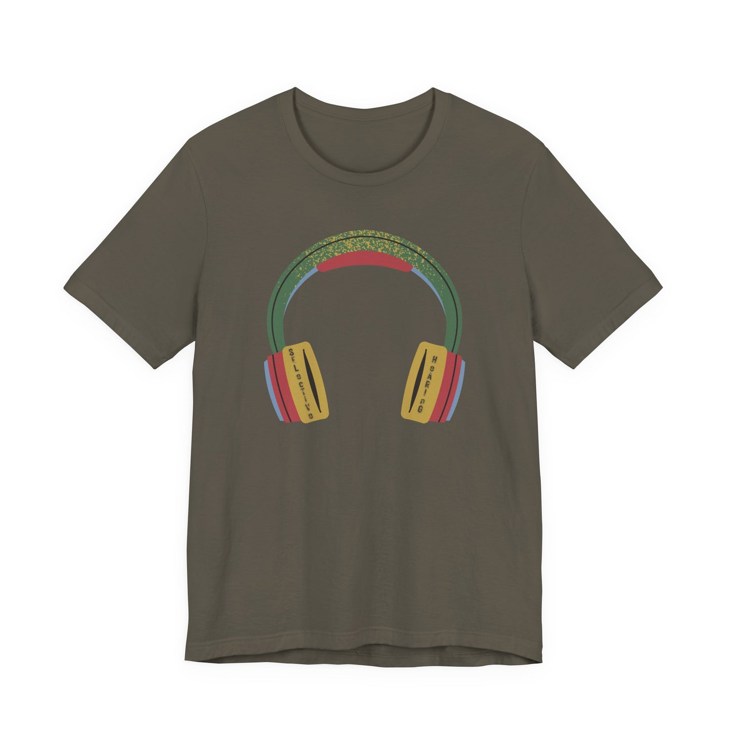 selective hearing slim (adult) tee