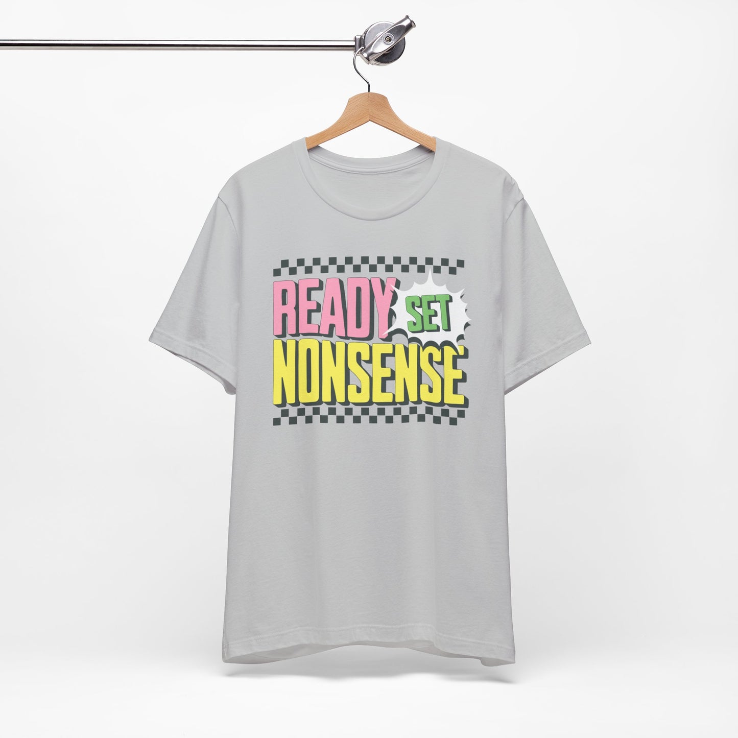 ready set nonsense slim (adult) faded tee
