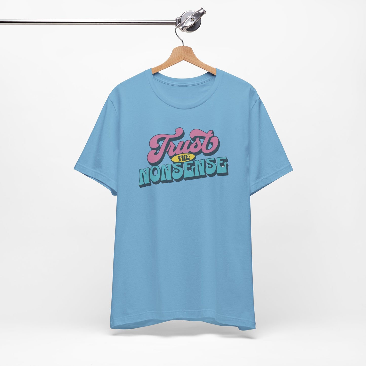 trust the nonsense slim (adult) faded tee