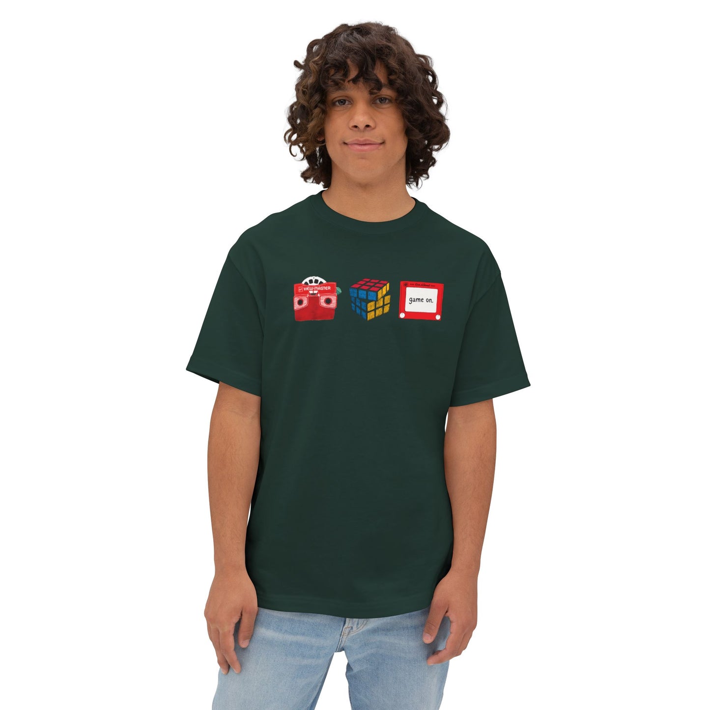 game on boxy (adult) tee