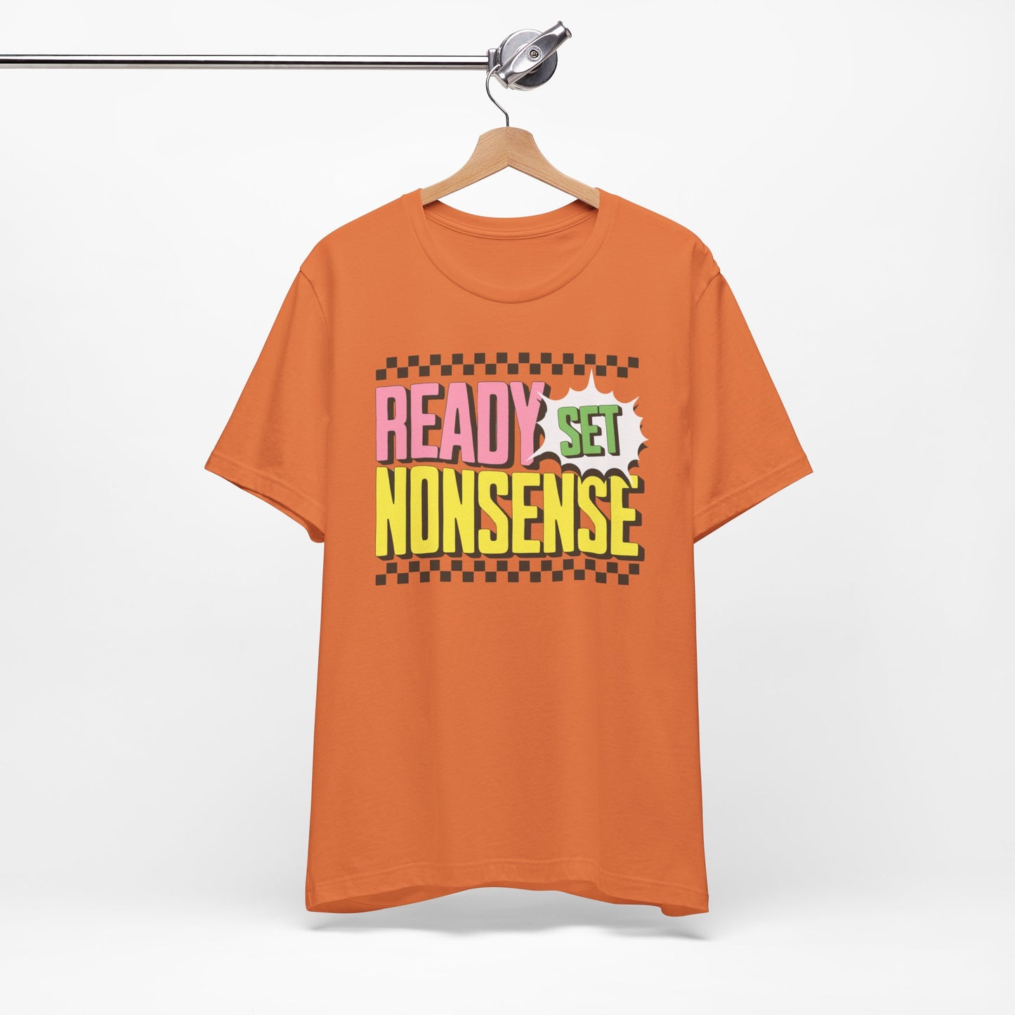 ready set nonsense slim (adult) faded tee