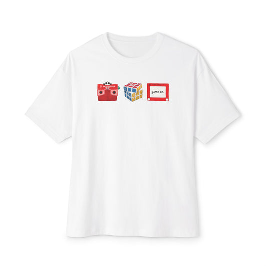 game on boxy (adult) tee