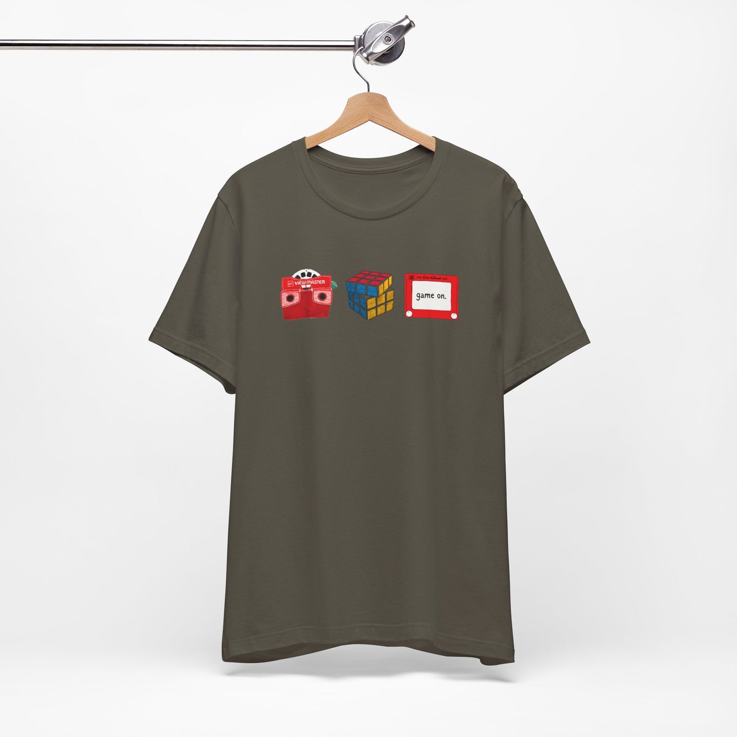 game on slim (adult) tee