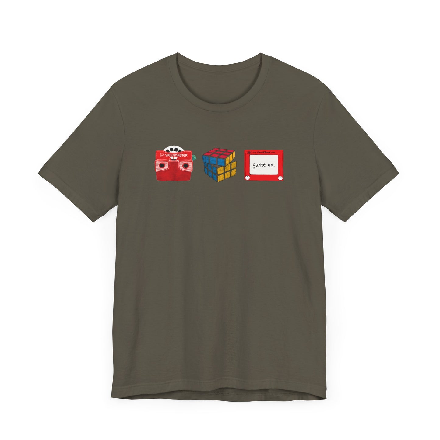 game on slim (adult) tee