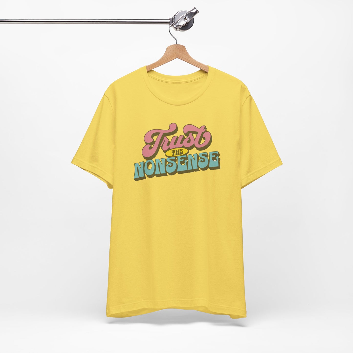 trust the nonsense slim (adult) faded tee