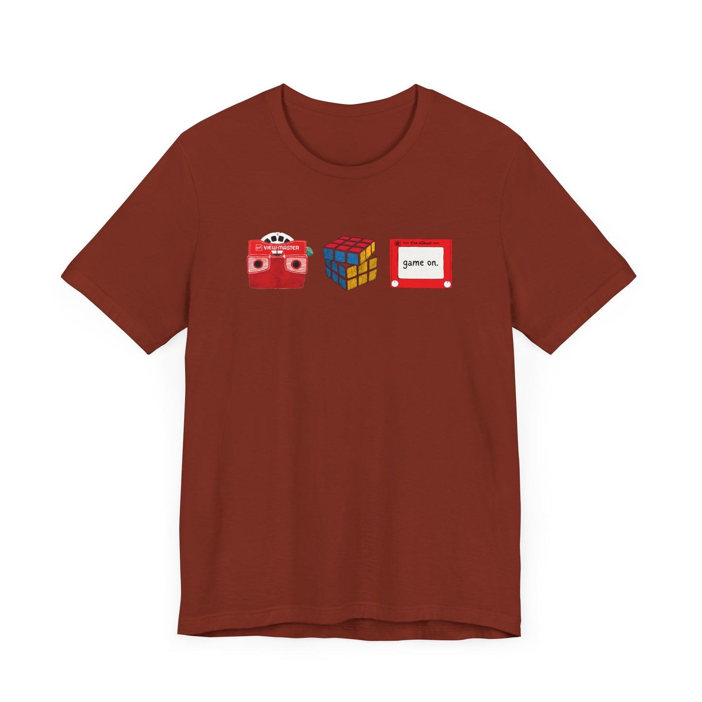 game on slim (adult) tee