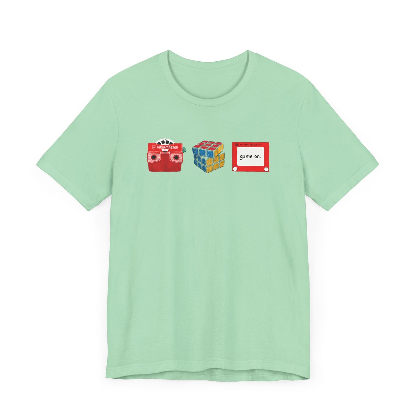 game on slim (adult) tee