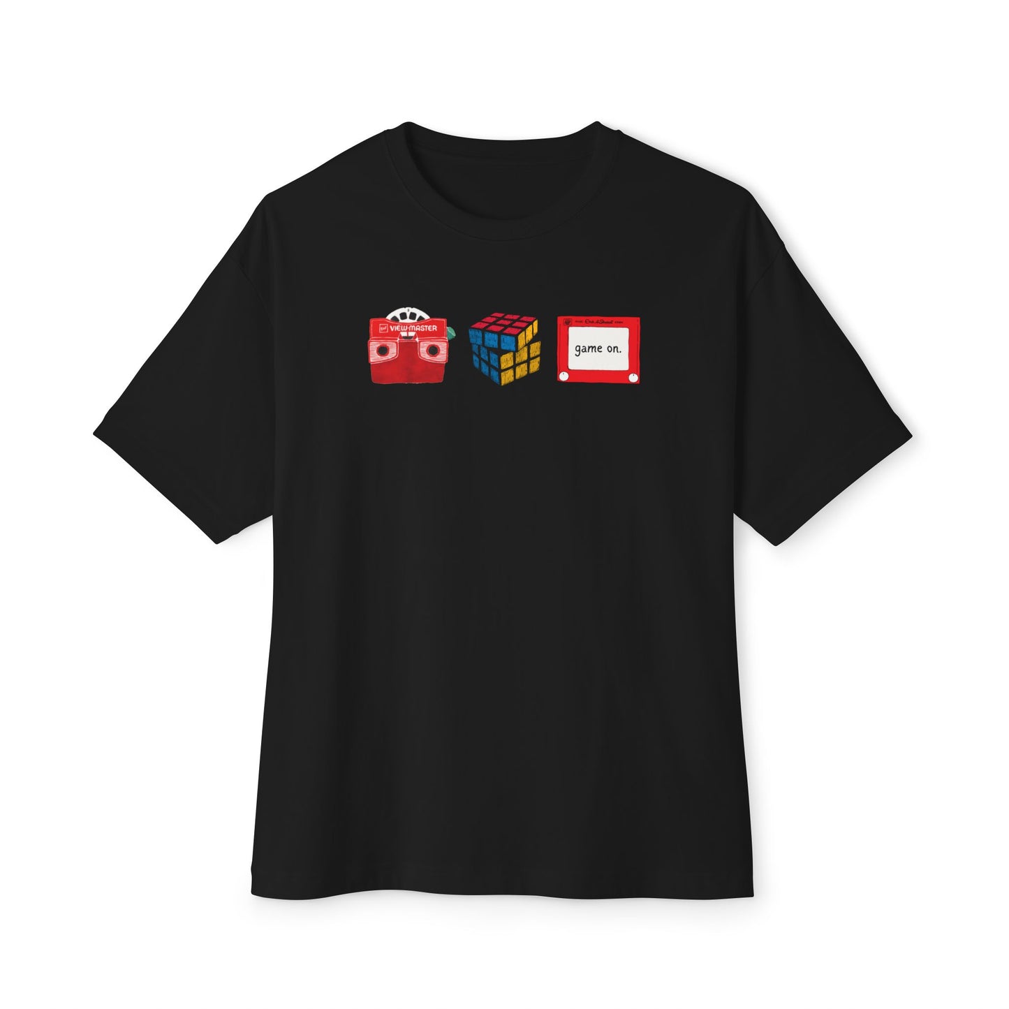 game on boxy (adult) tee