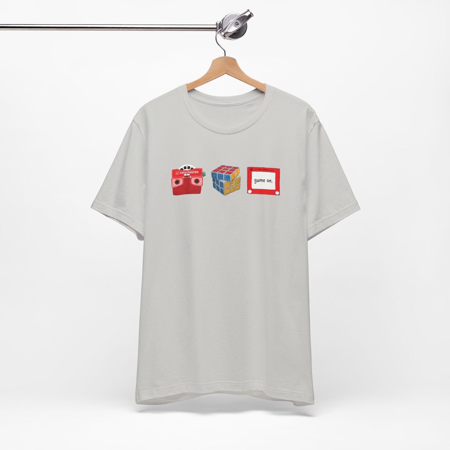 game on slim (adult) tee