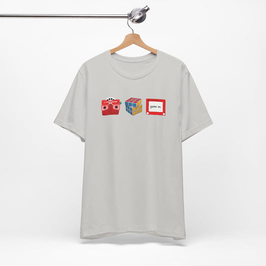game on slim (adult) tee