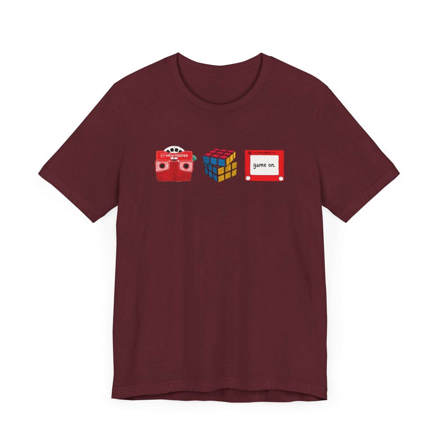 game on slim (adult) tee