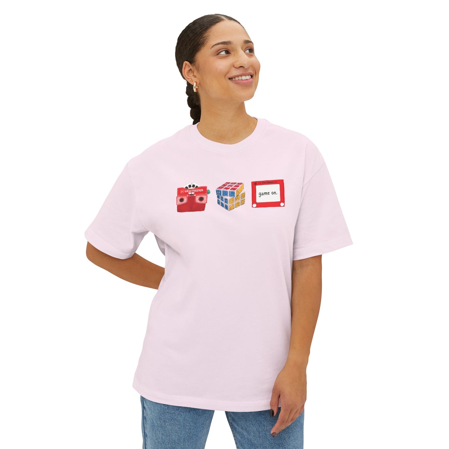 game on boxy (adult) tee