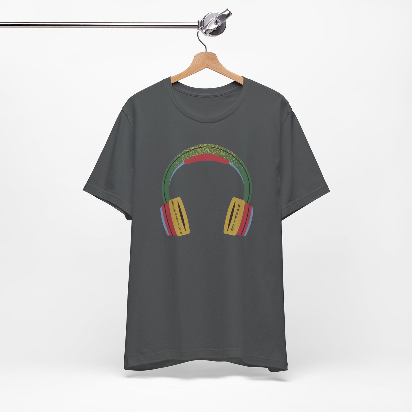 selective hearing slim (adult) tee