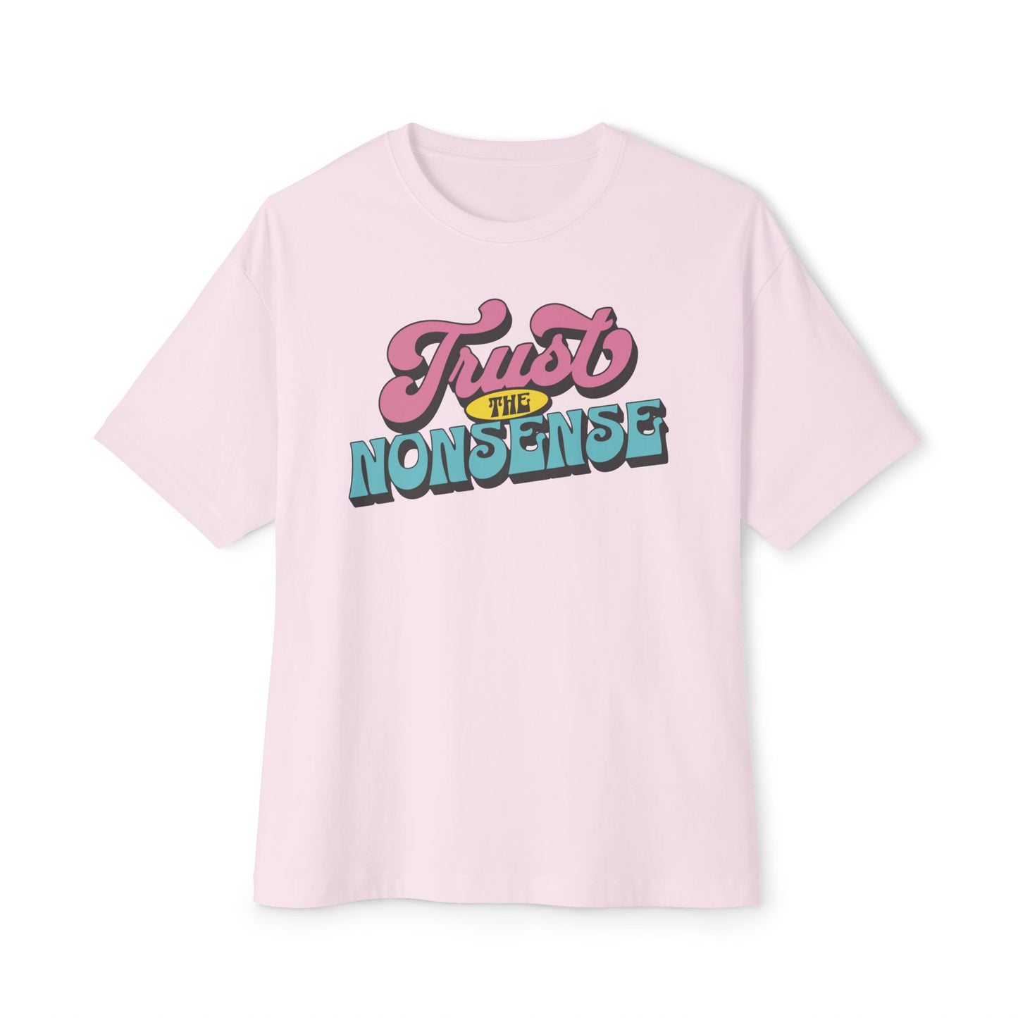 trust the nonsense boxy (adult) faded tee